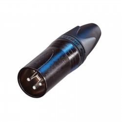 Conector 3pin XLR NC3MXX Negru - 1