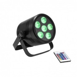 PAR LED EUROLITE AKKU PAR 6 QCL - 1
